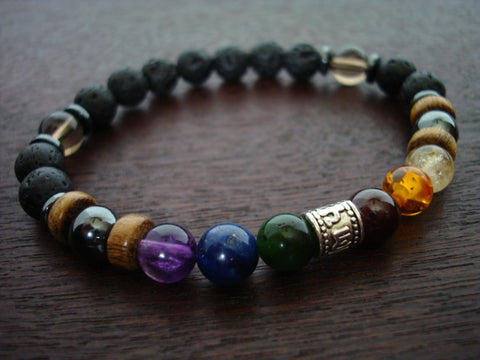 Men's Kundalini Shakti Chakra Mala Bracelet