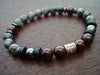 Men's Garnet Fire Chakra Talisman Mala Bracelet
