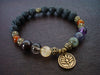 Women's Lava Rock Chakra Mala Bracelet