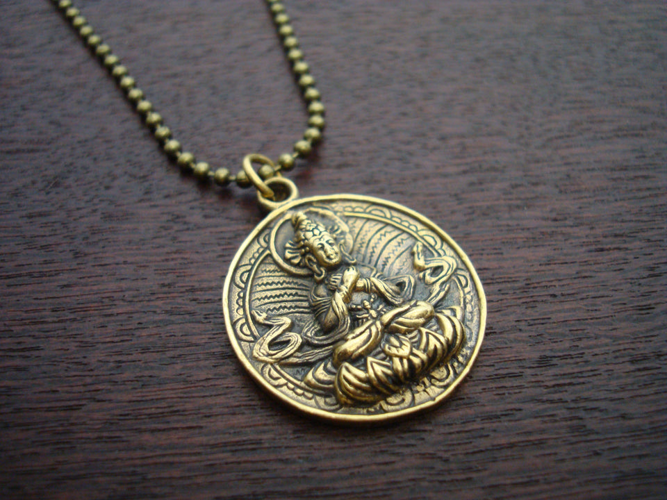 Men's Buddha Yin Yang Necklace