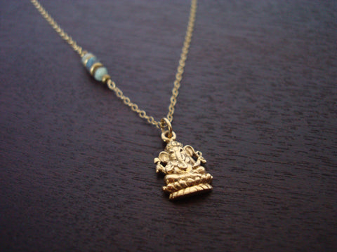 Ganesha Heart Chakra Necklace