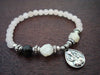 Women's Rose Quartz & Moonstone Love & Protection Mala Bracelet