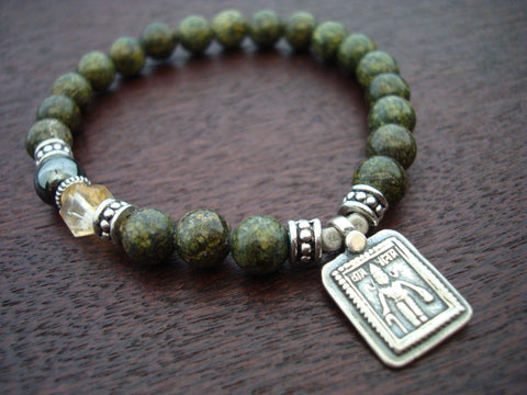 Men's Kundalini Protection Amulet Mala Bracelet