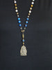 Women's Ocean Kyanite Buddha Mala