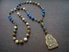 Women's Ocean Kyanite Buddha Mala