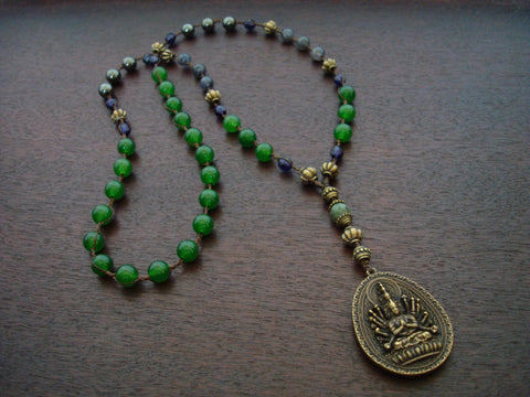 Women's Jade Buddha Mala