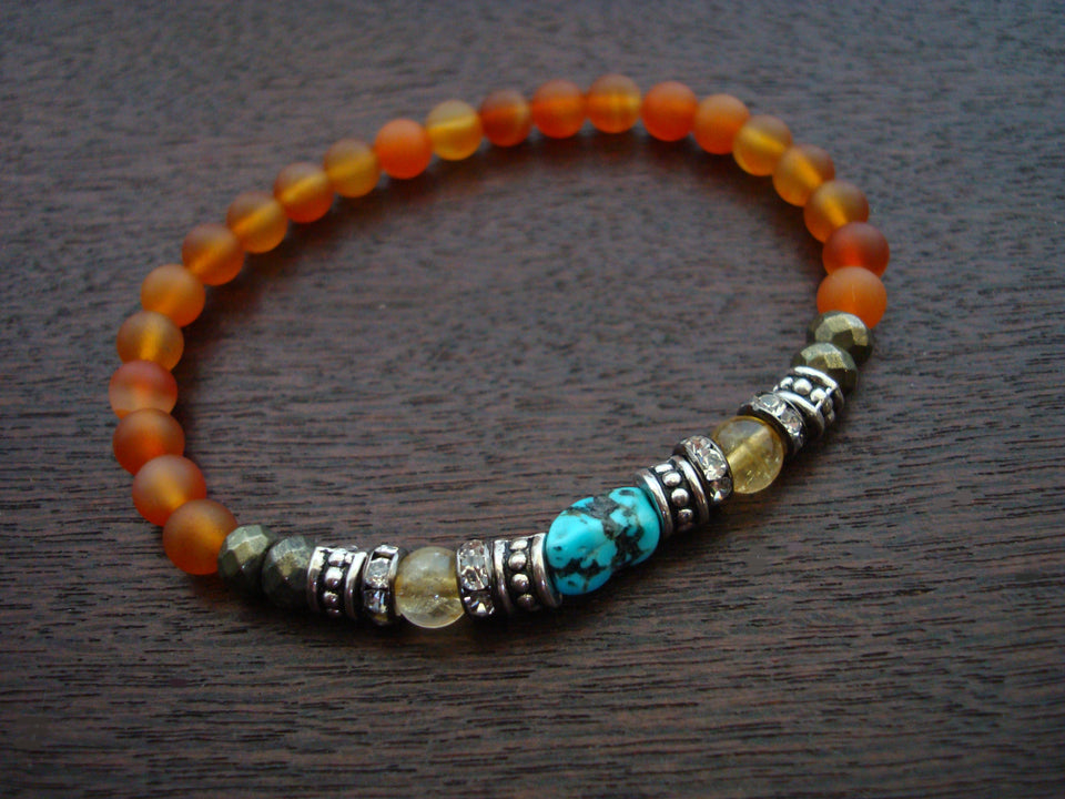 Women's Arizona Turquoise Cleansing & Balancing Mala Bracelet