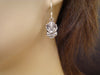 Women's Sterling Silver Ganesha Earrings