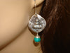 Women's Tibetan Turquoise Buddha Earrings