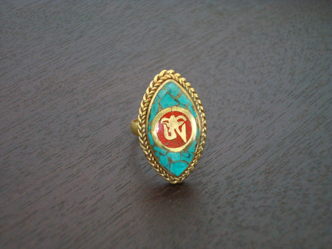 Tibetan Om Ring