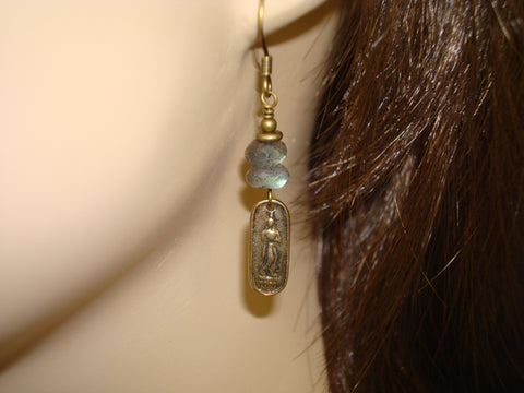 Women's Buddha Labradorite Earrings