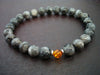 Baltic Amber & Black Moonstone Bracelet