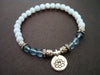 Women's Blue Lace Agate Grace & Inner Wisdom Bracelet