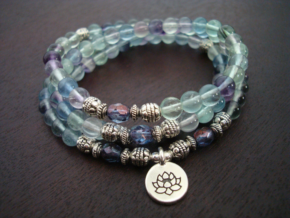 Women's Fluorite Spiritual Development Mala