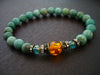 Women's Burma Jade Manifestation & Prosperity Mala Bracelet