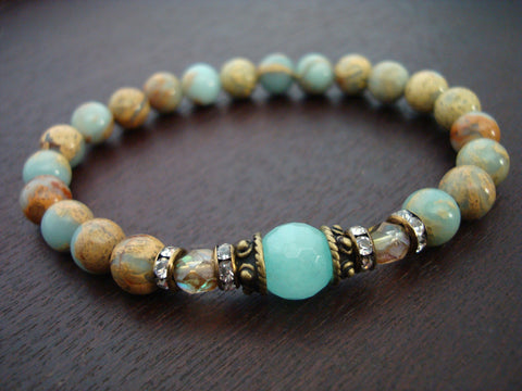 Women's Calm & Anti-Stress Opal Mala Bracelet