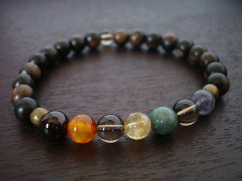 Men's Seven Chakra Mala Bracelet