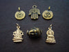 Women's Golden Amber Protection & Inner Peace Ganesha Mala Bracelet