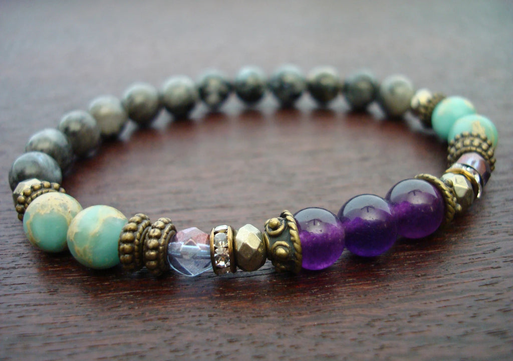Women's Amethyst Tranquil Soul Mala Bracelet