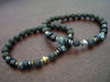 Men's Black Moonstone Mala Bracelet