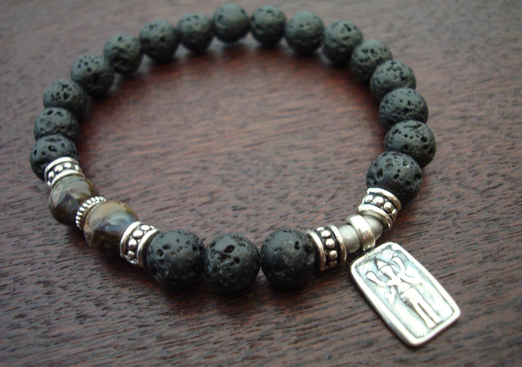 Men's Opal Good Fortune Mala Bracelet
