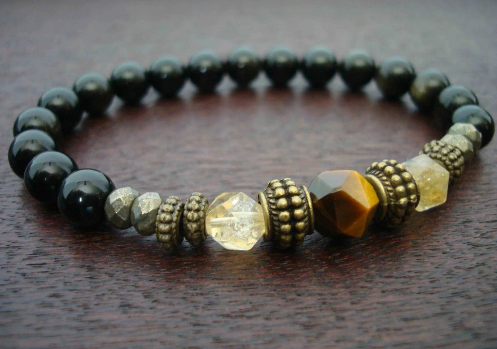 Women's Tiger's Eye Luck & Good Fortune Mala Bracelet