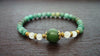 Women's Jade & Moonstone Prosperity Mala Bracelet