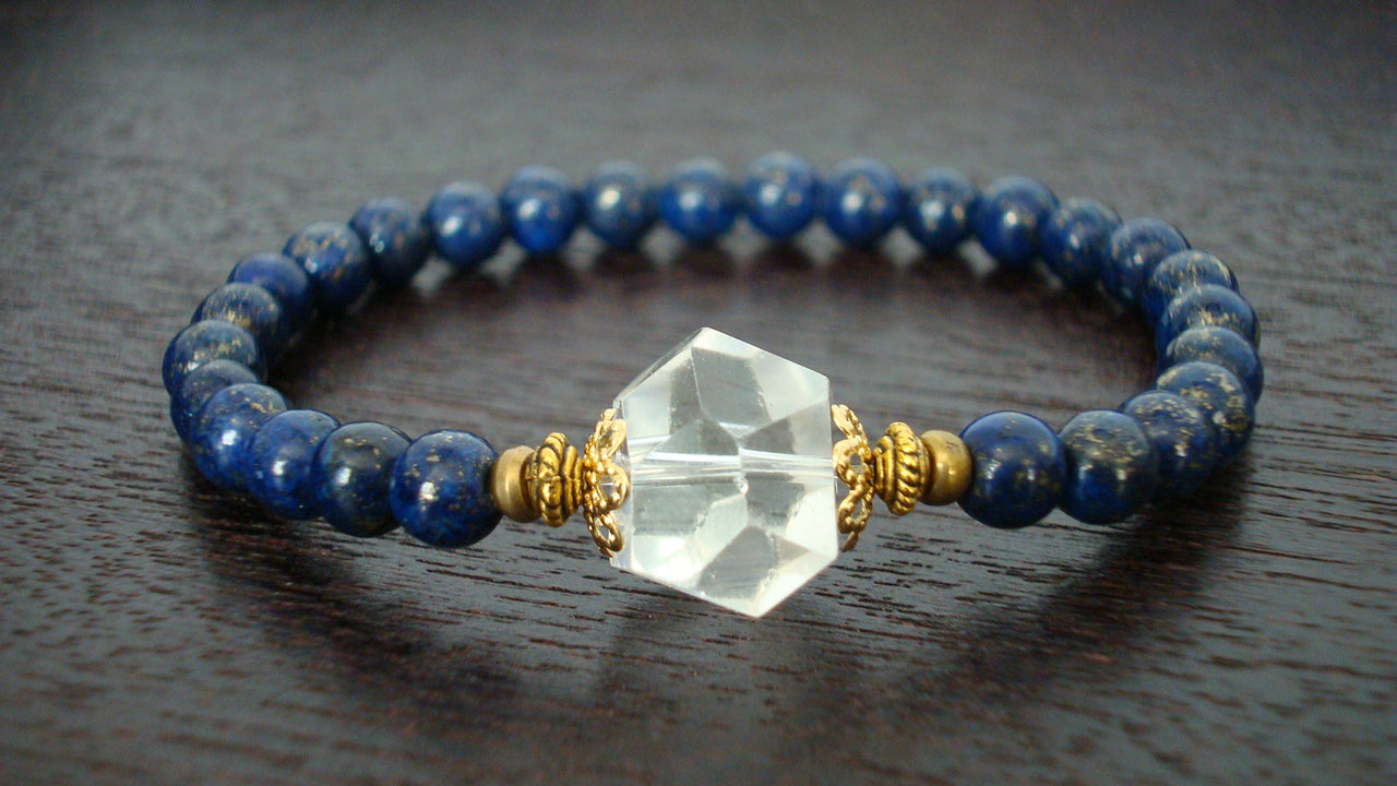Women's Lapis Intuition & Awareness Mala Bracelet
